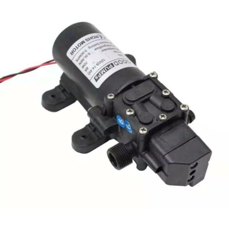 Pompe à Eau 12V DC 70W - 6L/min Haute Pression Pour Camping-Car, Bateau | Auto-Amorçante 0.9MPA