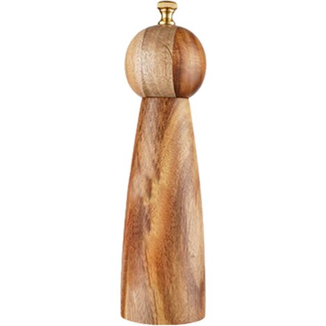 Moulin à sel ou à poivre, moulin à poivre ou à sel en bois avec rotor en céramique réglable pour votre cuisine
