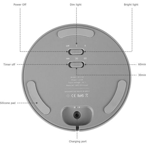 Veilleuse en forme de montagne enneigée, veilleuse LED, lampe en silicone souple, alimentation réglable, synchronisation, protection des yeux, chargement, adaptée à la chambre et au salon