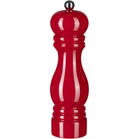 Moulin à poivre manuel en hêtre laque piano moulin à poivre manuel multicolore en bois rouge