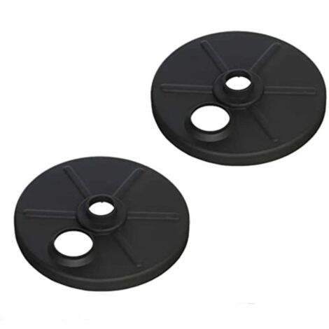 Cache-poussière pour roue de tondeuse à gazon 532189403, compatible avec Sears Husqvarna AYP Poulan, noir (1/5)