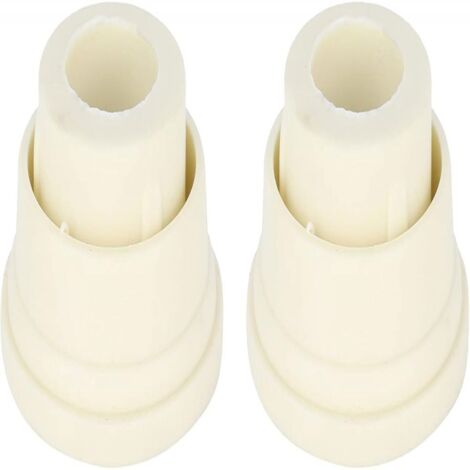 Pool escalator Rubber plug pour Échelle de piscine Bumper plug Set de 2 pièces blanc éChelle Pieds Piscine éChelle Bouchon en Caoutchouc Pare Chocs Garde Tampons de Remplacement éChelles sous M