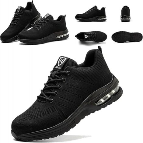 Chaussures de sécurité pour hommes et femmes, chaussures de sport de sécurité légères, confortables, antidérapantes, anti-écrasement et anti-perforation, 43