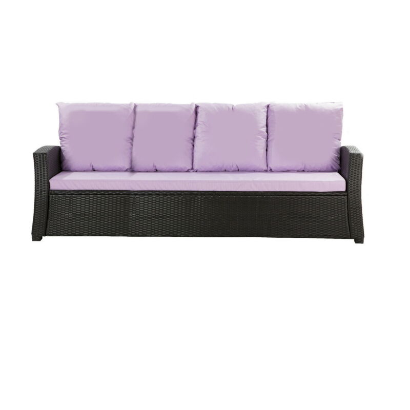Gardenista Coussins de siège d'extérieur pour meubles en rotin Coussins de meubles de