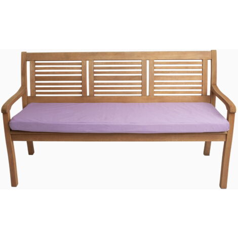 Coussin de banc de jardin 100x60x7cm assise, coussin de balancelle de jardin Violet clair, coussin de banc de jardin, coussin d'assise plat (1/5)