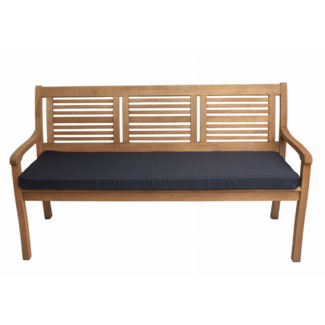Coussin de banc de jardin 160x60x7cm assise, coussin d'assise plat, coussin de balancelle de jardin Bleu, coussin de banc de jardin (1/5)