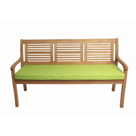 Coussin de banc de jardin 160x60x7cm assise, coussin d'assise plat, coussin de balancelle de jardin Citron vert, coussin de banc de jardin