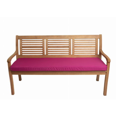 Coussin de banc de jardin 160x50x7cm assise, coussin d'assise plat, coussin de banc de jardin Rosa, coussin de balancelle de jardin (1/5)