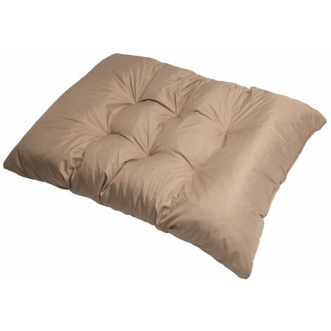 Coussin pour palettes 120 x 80cm, coussins canapé, coussin de jardin, coussin de sol/ coussin palette in-extérieur Beige, SETGARDEN (1/4)