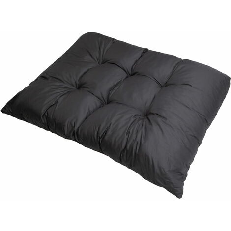 Coussin pour palettes 120 x 80cm, coussins canapé, coussin de jardin, coussin de sol/ coussin palette in-extérieur Anthracite, SETGARDEN (1/4)