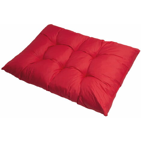 Coussin pour palettes 120 x 50 cm, coussins canapé, coussin de sol/ coussin palette in-extérieur Rouge, SETGARDEN (1/4)