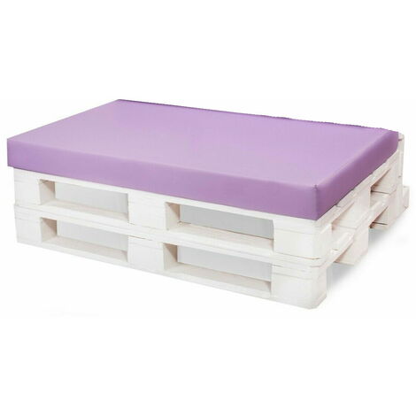 Coussin pour palette 120x80 violetclair, grands coussins de sol, coussins de sol pour enfants Coussin d'extérieur, coussins de jardin