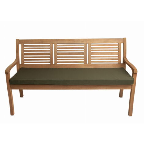 Coussin pour banc de jardin 140x50x7cm assise, coussin de balancelle de jardin Vert, coussin d'assise plat, coussin d'extérieur de jardin (1/5)