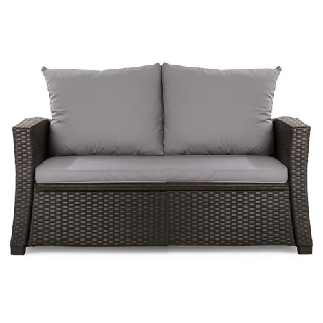 Coussins de canapé meubles de jardin en résine tressée Gris, Coussins balançoire d'extérieur 120x50x50cm Coussin de banc extérieur -Mix (1/5)