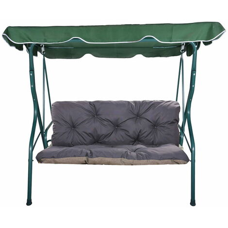 Coussins de balancelle extérieur 150 x 60 x 50cm, coussins pour balancelles 3-2 places, Marine, SETGARDEN