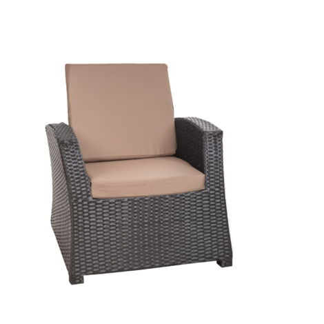Coussins de chaise en résine tressée 56x52x7cm Lot de 2 coussins de chaise extérieur, Coussin de fauteuil de jardin Bleu, Coussin avec dossier