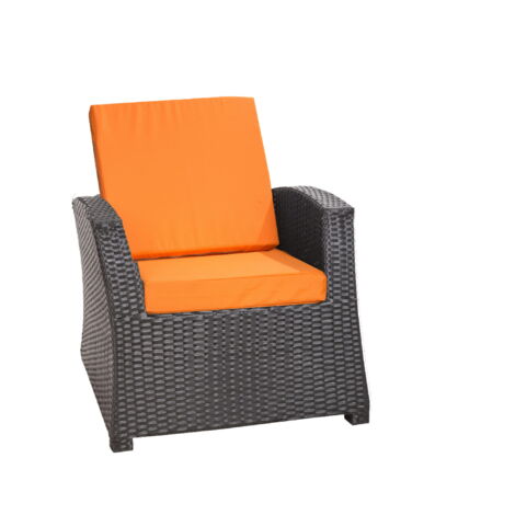 Coussins de chaise en résine tressée 56x52x7cm Lot de 2 coussins de chaise extérieur, Coussin de fauteuil de jardin Vert, Coussin avec dossier