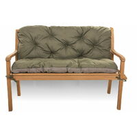 Coussin pour banc de jardin 150x60x50cm, coussin de balançoire Vert, coussin de banc de jardin, coussin de jardin, coussin de banc extérieur