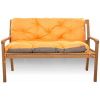 Coussin pour banc de jardin 150x50x50cm, coussin de balançoire Orange, coussin de banc de jardin, coussin de banc extérieur, coussin de jardin