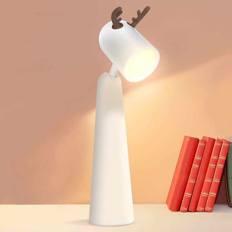 1pc Lampe De Chevet Avec Veilleuse - Lampe De Chambre Avec Double Port De  Charge USB Et
