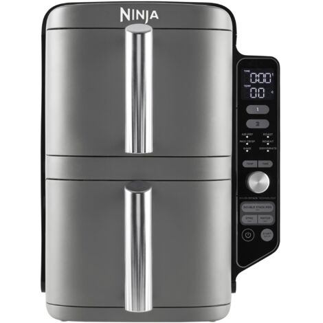Friggitrice ad Aria Ninja SL400EU Doppio Cassetto Verticale 9,5 L 2470W Nero