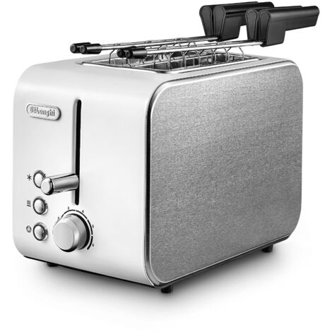DeLonghi Tostapane a 2 Scomparti Potenza 550 W Colore Bianco Modello CTX2203W (1/5)