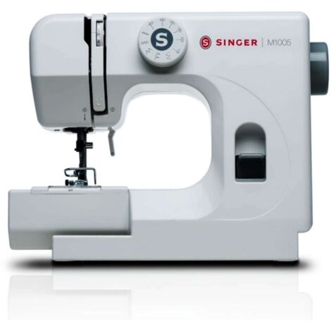 Singer M1005 Macchina da Cucire Semiautomatica 14 Operazioni di Cucito Bianco