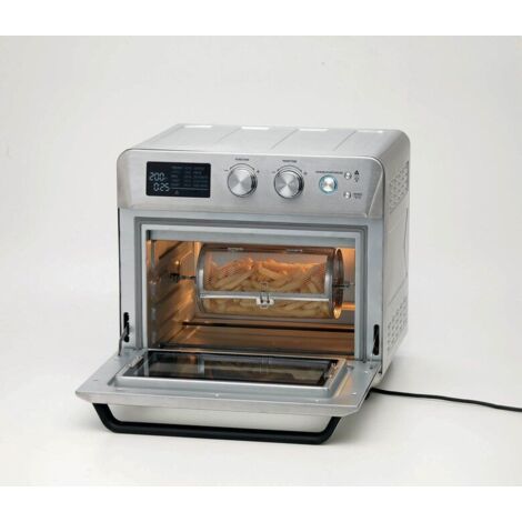Ariete 4629 Friggitrice ad Aria e Forno 25 Litri 1700W 15 Funzioni di Cottura Silver