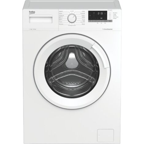 Beko WUX71232WI-IT Lavatrice Carica Frontale StainExpert AntiCrease GentleCare OptiSense Classe energetica D (A+++-10%) Capacita' di carico 7 Kg Centrifuga 1200 giri Motore ProSmart Inverter