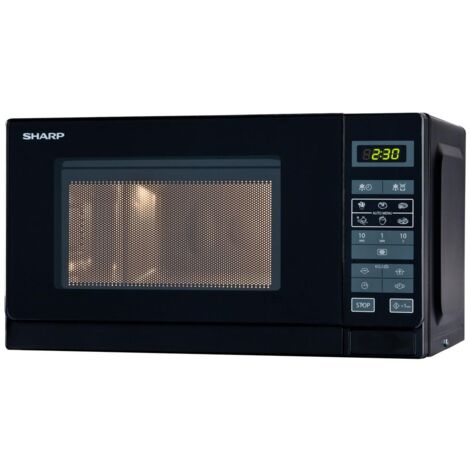 Sharp R-242 BKW Forno a Microonde Superficie Piana Solo Microonde 20 L 800 W Nero