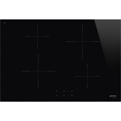 Smeg Piano Cottura SI2741D a Induzione 4 Zone da 75 cm Cottura Colore Nero