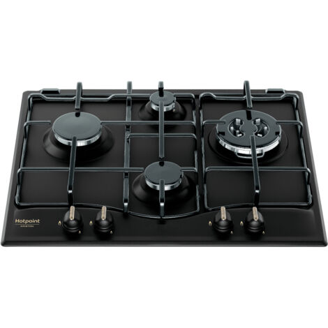 Hotpoint Piano Cottura PCN640TANR da Incasso 59 cm Gas 4 Fornelli Antracite