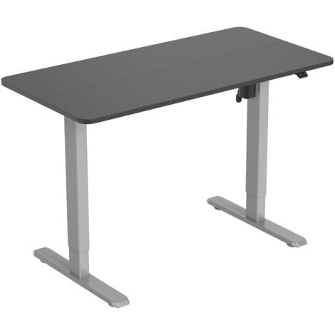 Equip 650811 scrivania per computer Nero, Grigio (1/4)