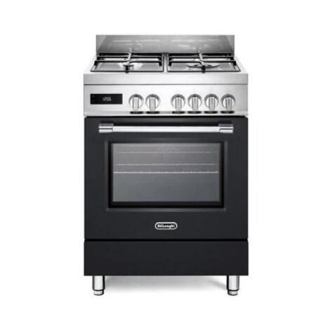 De’Longhi PRO 66 MAL PZ. Tipo di prodotto: Cucina, Colore del prodotto: Antracite, Tipo di controllo: Manopola, Touch. Tipo di piano cottura: Gas, Numero totale di fuochi: 4 Fornello(i... - PRO66MALPZ