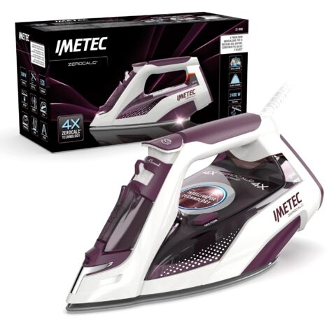 Imetec ZeroCalc Z3 3900 Ferro da Stiro Secco Vapore Ceramica Viola Bianco 2400 W (1/5)