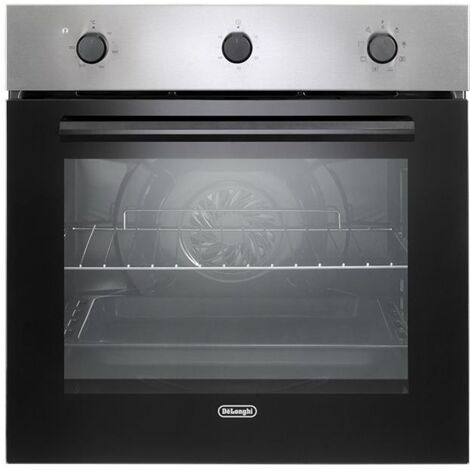 DeLonghi FLM 6L Forno Elettrico Multifunzione da incasso Capacita' 65 Litri Classe energetica A 8 Programmi Ventilato Inox-nero