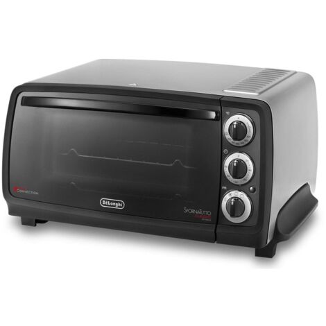 DeLonghi EO14902.S Forno Elettrico a Convezione con Grill, Capacit� 14 litri, Potenza 800 W, 5 Funzioni, Design Argento (1/4)