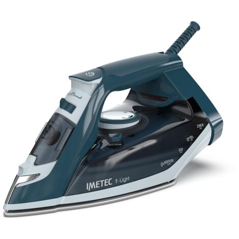 Imetec F-Light Ferro da Stiro a Vapore, Leggero, Piastra Superscorrevole con Rivestimento Glide Ceramic, Colpo vapore 150g, Doppia Protezione anticalcare, 2200 W (1/5)