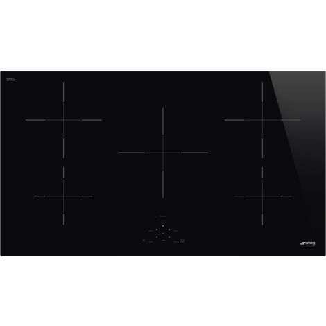 Smeg B09ZJBGFBQ Piano a Induzione da Incasso 90 cm 5Z Nero