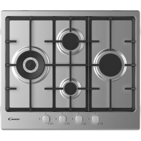 Candy Idea CHG6D4WX. Colore del prodotto: Acciaio inox, Posizionamento dell'apparecchio: Da incasso, Dimensione della larghezza del piano cottura: 60 cm. Certificazione: CE. Tipo di controllo: Mano...