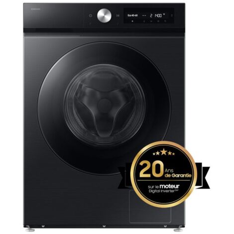 Samsung BESPOKE AI WW11DB8B95GBU3 Lavatrice carica frontale Quickdrive 11Kg 1400 giri Classe A nera