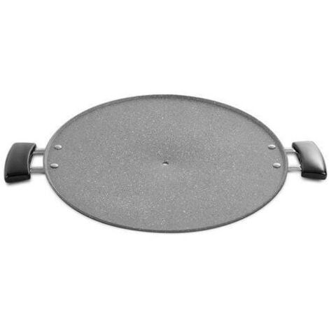 Piastra cottura Cf PGS220 per Barbecue Cenedese 42cm Nero