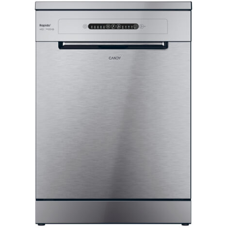 Candy CF3E9E0X Lavastoviglie Libera Installazione 13 Coperti Acciaio Inox e Nero