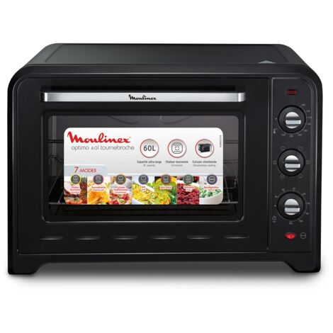 Moulinex – Fornetto elettrico 60L 2200W – Cottura a convezione e grill – Termostato regolabile 100-240°C – 7 programmi di cottura (1/5)