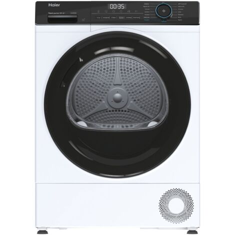Haier HD100-A2939E-IT Asciugatrice Libera Installazione Caricamento Frontale 10 kg A++ Nero Bianco