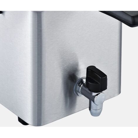 RGV FR TYPE4L Friggitrice 4 L Singolo Nero Acciaio Inossidabile Indipendente 2500 W