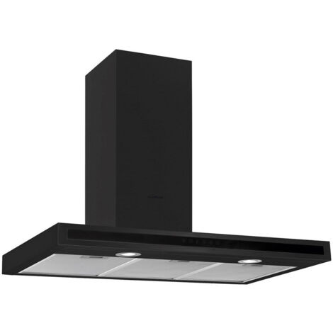 Silverline 3173 Cappa aspirante a parete Nero 710 m3/h