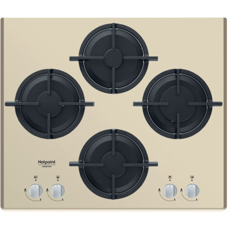 Hotpoint Ariston Piano cottura a gas HAGD 61S/CH. Colore del prodotto: Champagne, Posizionamento dell'apparecchio: Da incasso, Dimensione della larghezza del piano cottu... - 869991586440 - HAGD61S/CH
