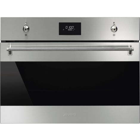 Smeg Classic Classica Forno microonde da incasso SF4301MX Acciaio Inox (1/3)