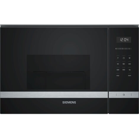 Siemens iQ500 BF555LMS0 forno a microonde Nero Solo microonde Da incasso 25 L 900 W
